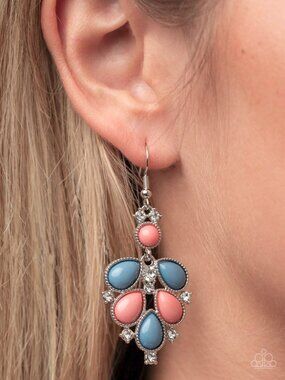 Paparazzi Jewelry - Transcendental Teardrops - Multi Earrings - Vintage